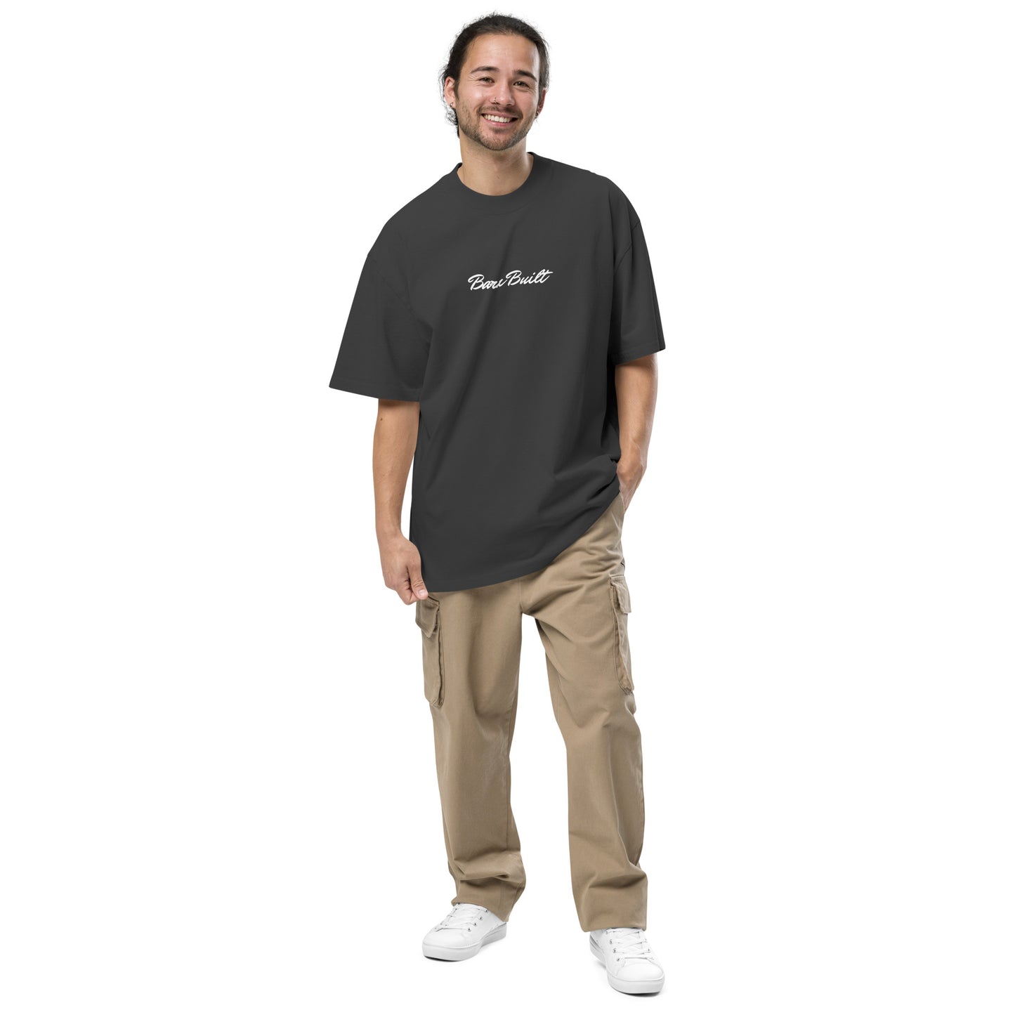 Oversized faded gray t-shirt