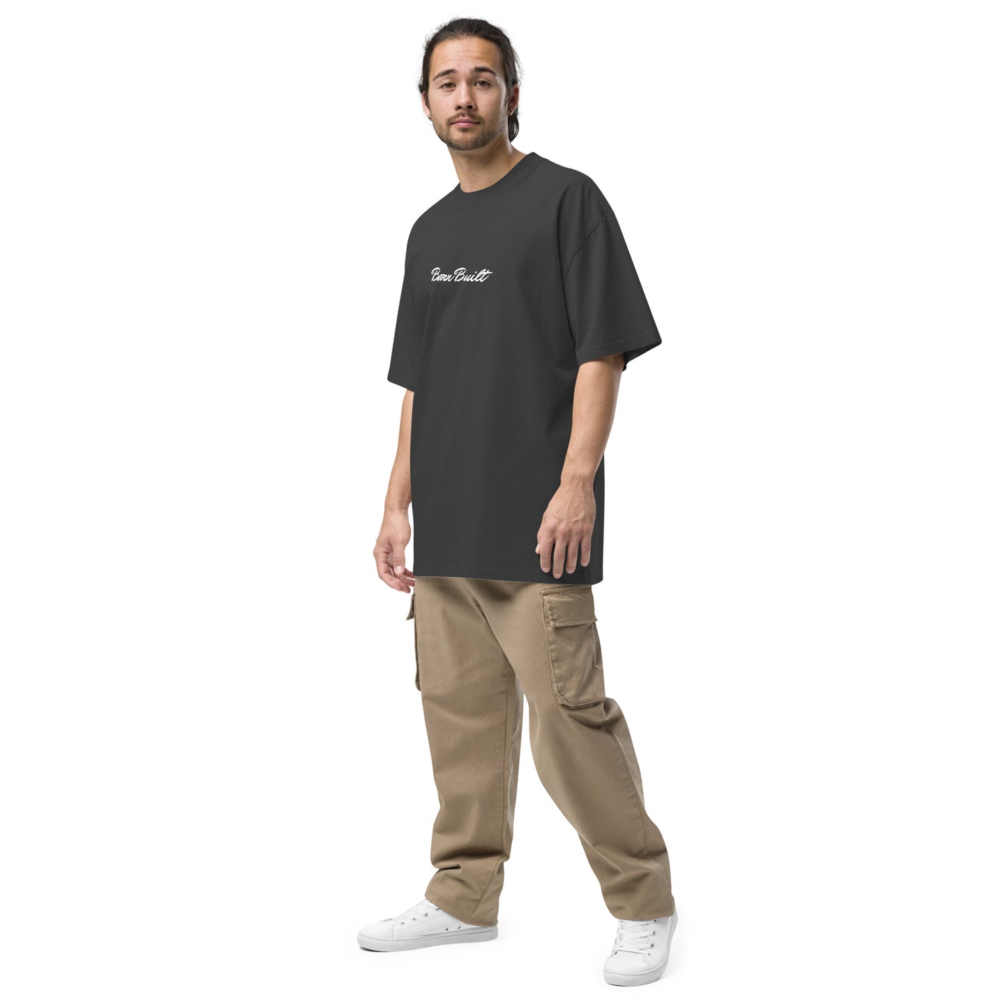 Oversized faded gray t-shirt