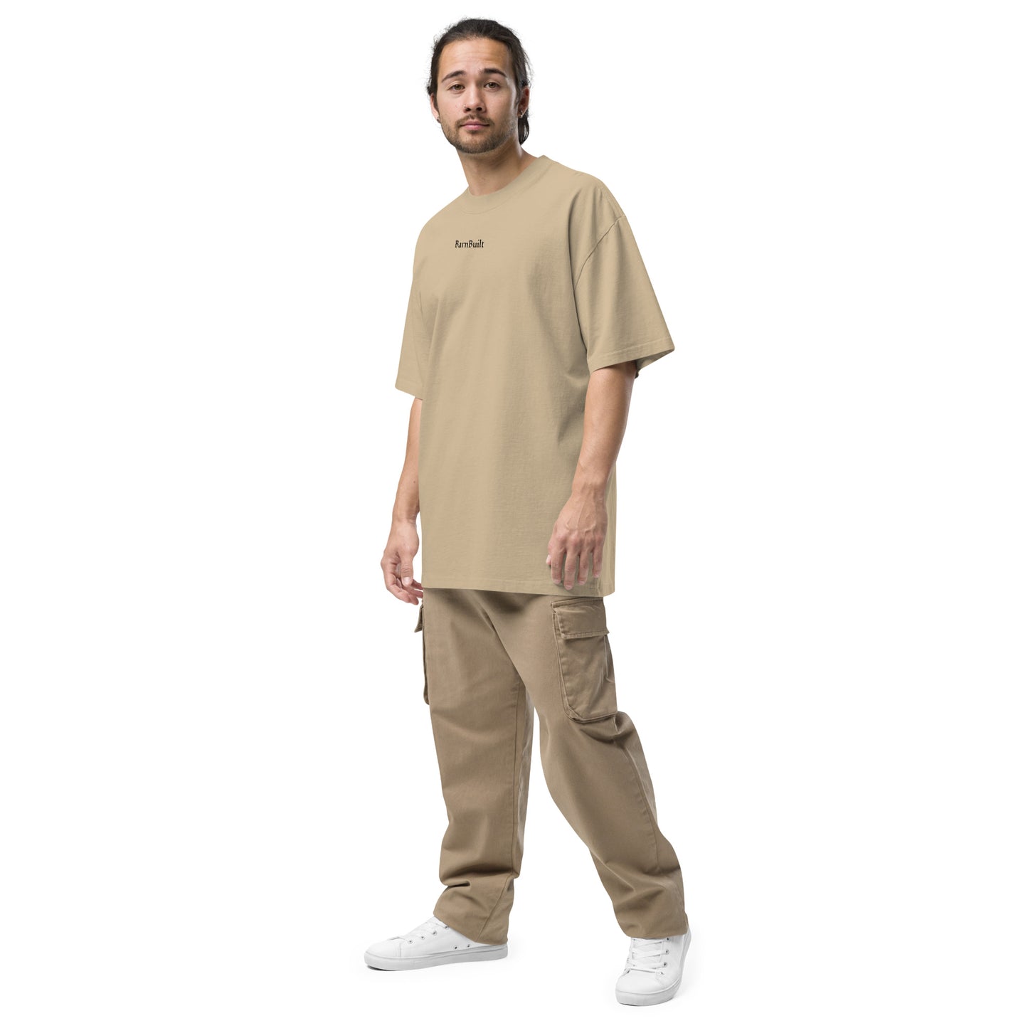 Oversized khaki T-shirt