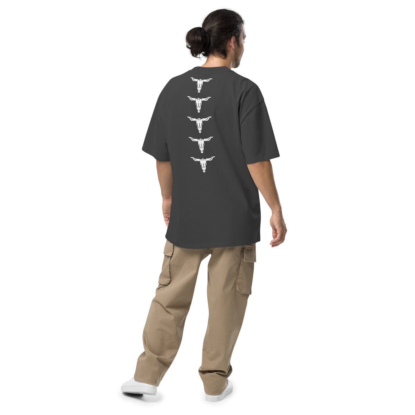Oversized faded gray t-shirt